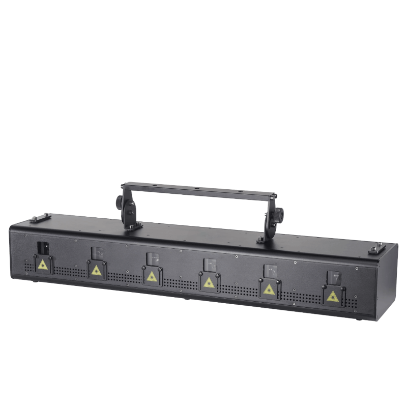 LaserRay 6 Eyes RGB Full Color 1-2W  Laser Lights Bar Animation Stage Lights