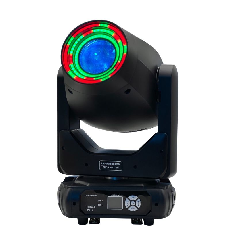 280W Beam Spot Wash 3in1 Moving Head with 135pcs 0.5W RGB LED