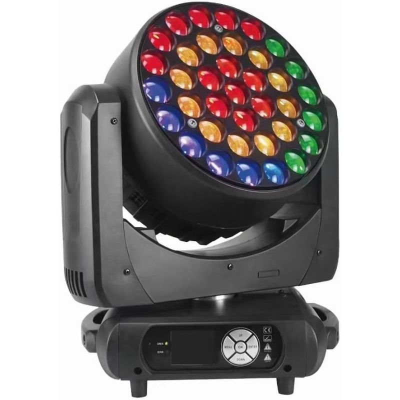37x15W RGBW LED Moving Head Wash Light with Motorized Zoom
