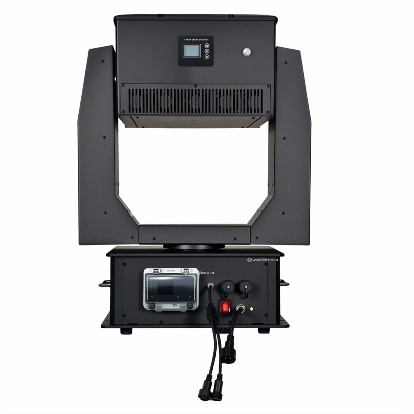 Tiitee FORTIS IP65 Waterproof 30-60W RGB Moving Head Laser With Built-in FB4 For Landmark Outdoor Shows and Touring