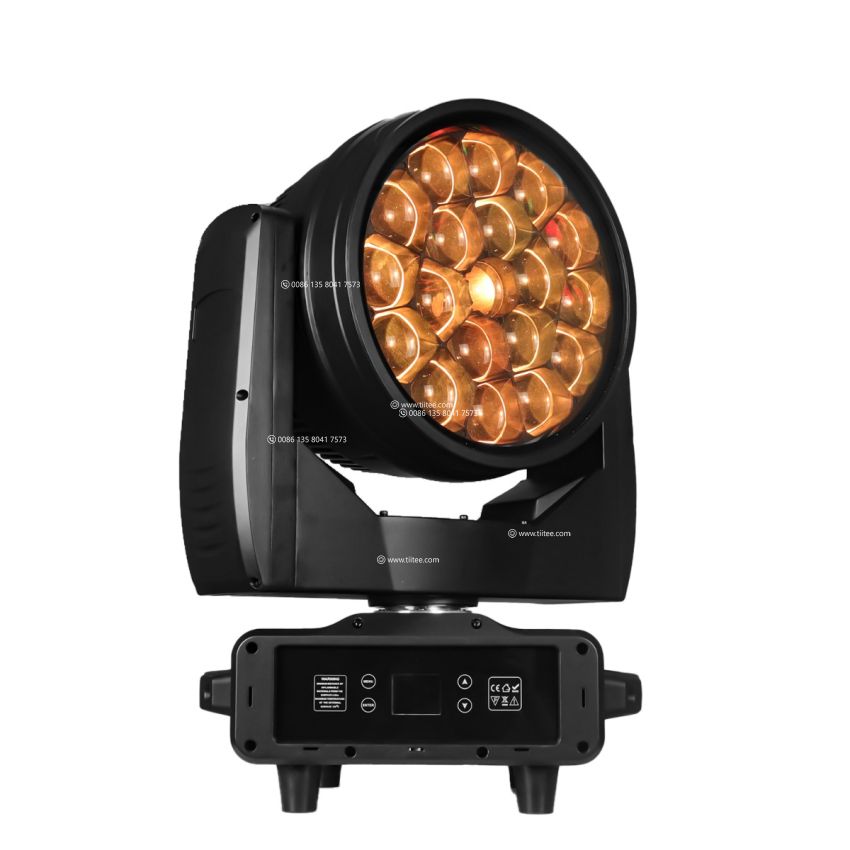 TIITEE LIGHTING Astra Wash 19 PIX IP65 Waterproof 19x40W B-eye Moving Head Wash with Zoom