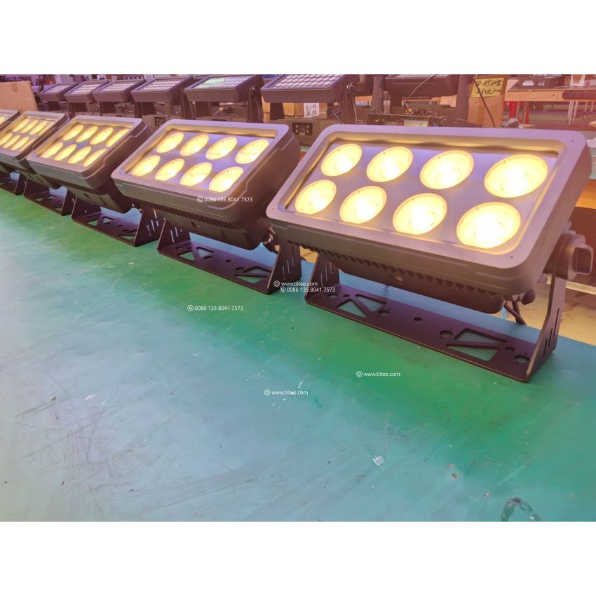 TIITEE Lighting Panel Wash 850IP 8x50W COB City Color Wash IP65