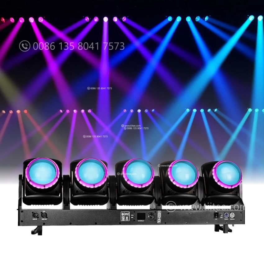 TIITEE Polpo 5PXL Moving Head Bar 5x120W RGBWL LED Pixel Bar