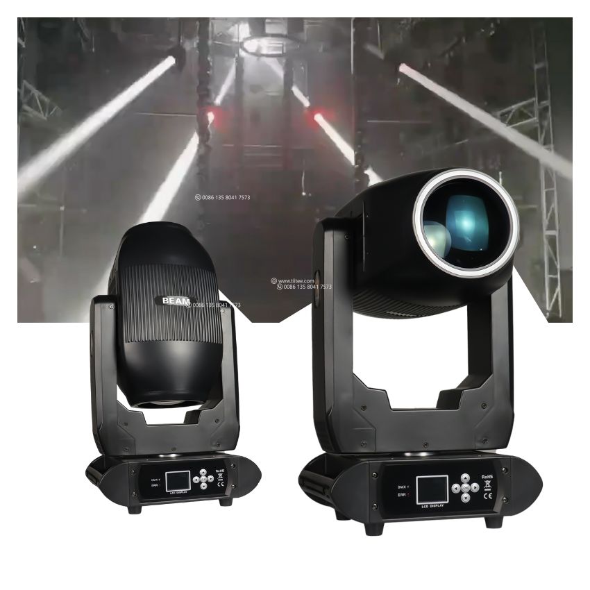 Tiitee Lighting Bombard 300 Double Sides Dual-Head Moving Head Beam 300W