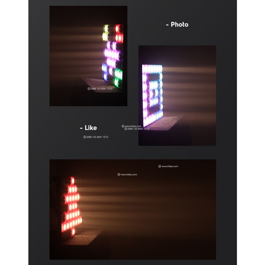 LED Matrix 36x3W RGBW Blinder Light