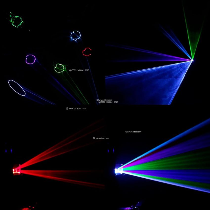 3- 5W RGB Full Color 3D Animation Scanner Animated Laser Light