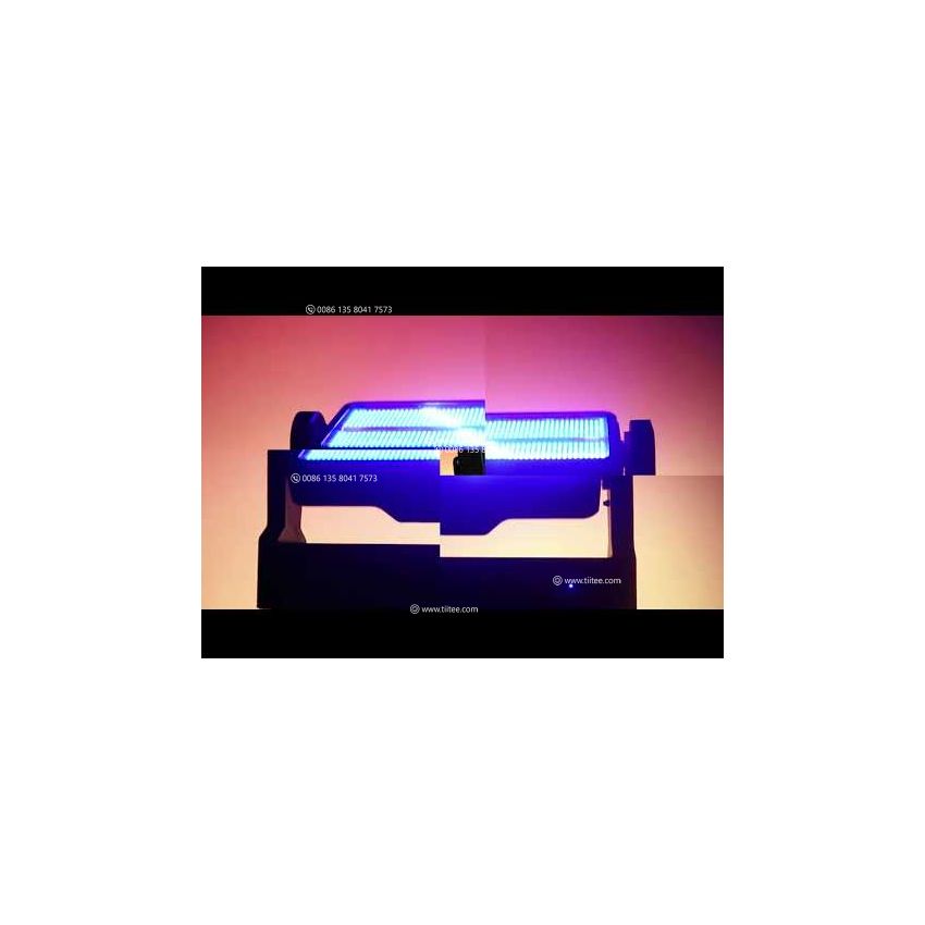 TIITEE Lighting BLITZ 1000IP RGBW LED 96+32 Segments Moving Head Strobe Light IP65