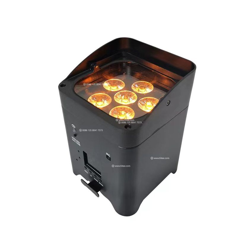  Battery Powered PAR Light 6*18W Wireless Control