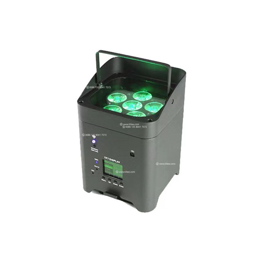  Battery Powered PAR Light 6*18W Wireless Control
