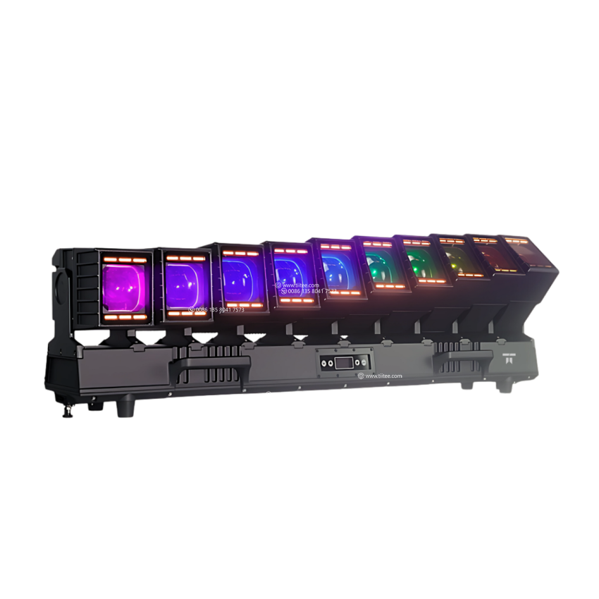 Tiitee Lighting Rader 10IP Waterproof 10x60W RGBW LED Moving Wave Bar With Pixel Control 1060 Waver Colorado PXL Curve