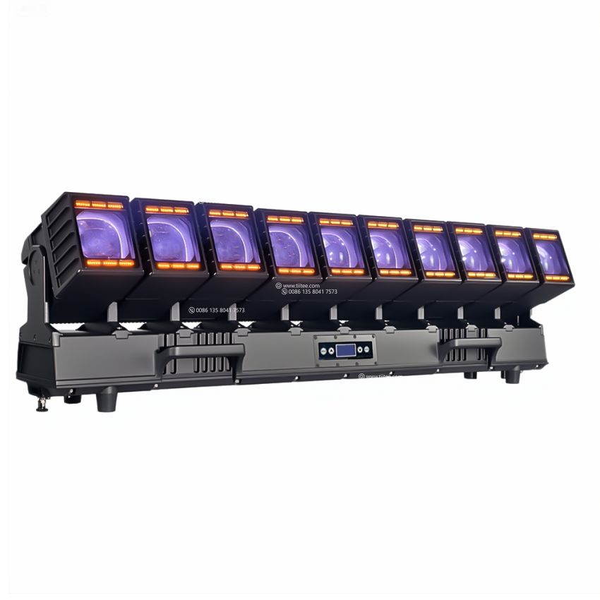 Tiitee Lighting Rader 10IP Waterproof 10x60W RGBW LED Moving Wave Bar With Pixel Control 1060 Waver Colorado PXL Curve