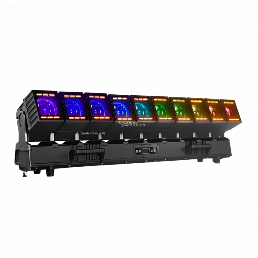 Tiitee Lighting Rader 10IP Waterproof 10x60W RGBW LED Moving Wave Bar With Pixel Control 1060 Waver Colorado PXL Curve
