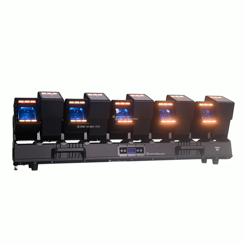 Tiitee Lighting Rader 10IP Waterproof 10x60W RGBW LED Moving Wave Bar With Pixel Control 1060 Waver Colorado PXL Curve