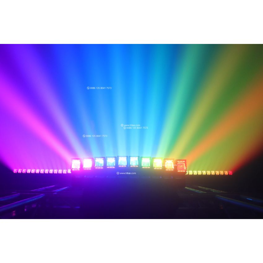 Tiitee Lighting Rader 10IP Waterproof 10x60W RGBW LED Moving Wave Bar With Pixel Control 1060 Waver Colorado PXL Curve