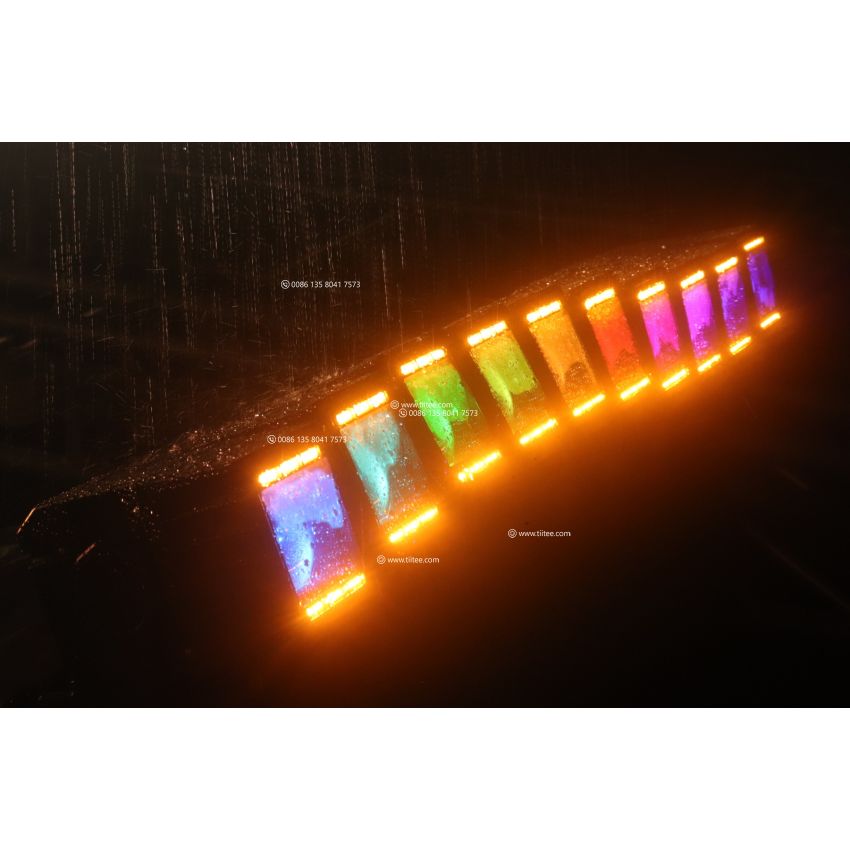 Tiitee Lighting Rader 10IP Waterproof 10x60W RGBW LED Moving Wave Bar With Pixel Control 1060 Waver Colorado PXL Curve