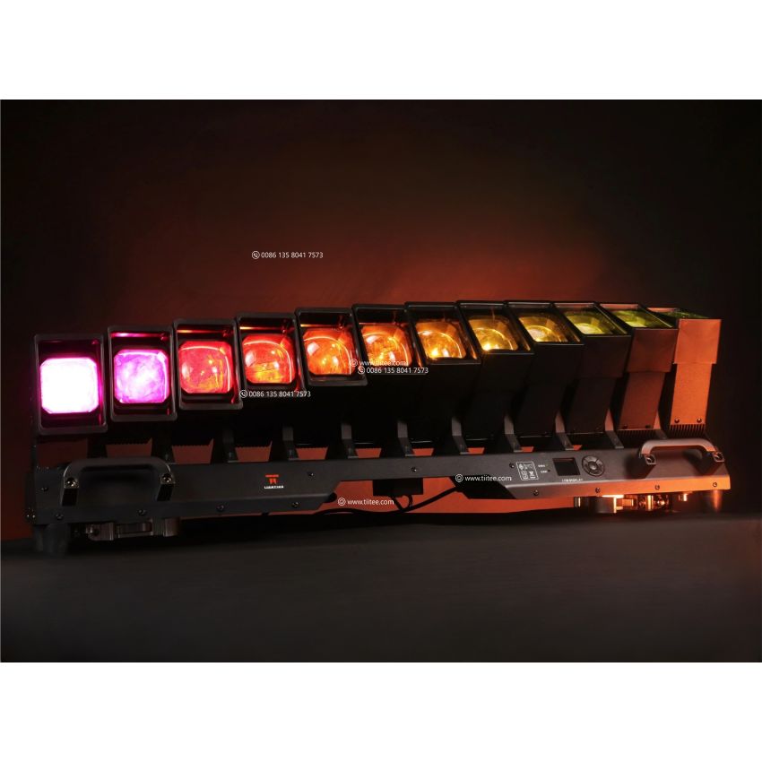 TIITEE LIGHTING Rader 12 PXL 4-in-1 RGBW LED Moving Wave Bar With Zoom