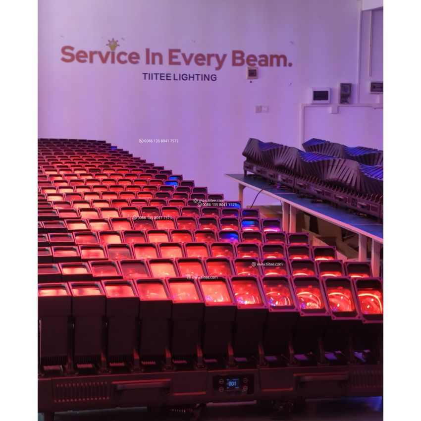 Tiitee Rader 12 IP Waterproof PXL Curve 12 IP65 RGBW LED Batten with Individual Control of Zoom Tilt and Color