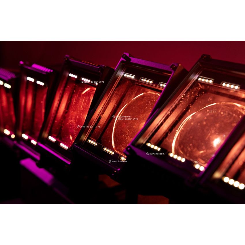 TIITEE RADER 12S PXL 12x60w RGBW 4in1 LED Pixel Stage Lights LED Wave Bar with Auxiliary Light