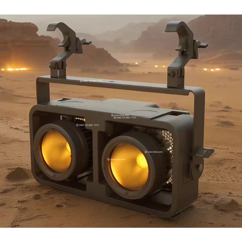 TIITEE Lighting B2 Blinder IP65 Waterproof 2X300W WW RGBW Moving Blinder Light For Theatre Concert Stage