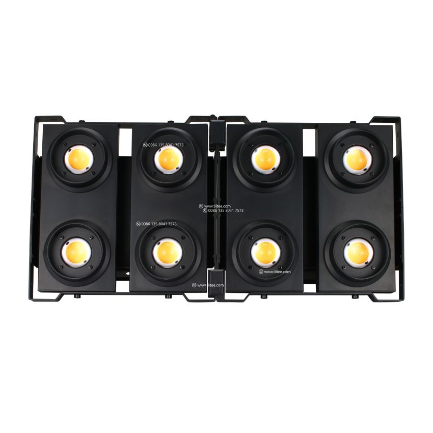 TIITEE 4PIX Blinder IP White+Warm White 4 Eyes Audience Light for Stage Tour Live Show