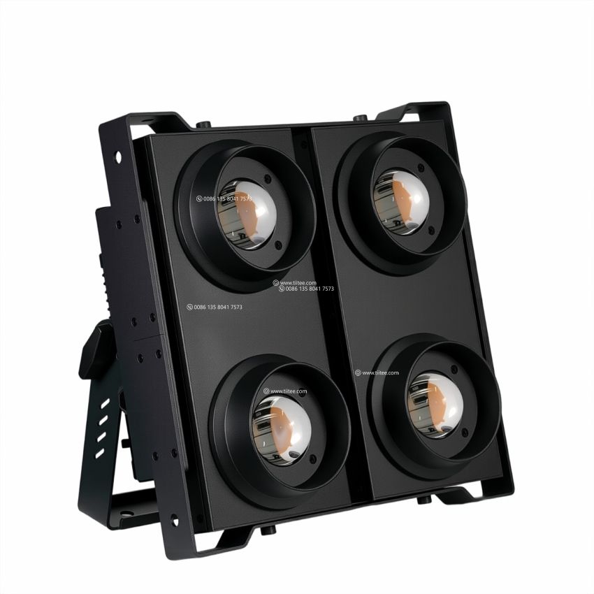 TIITEE 4PIX Blinder IP White+Warm White 4 Eyes Audience Light for Stage Tour Live Show