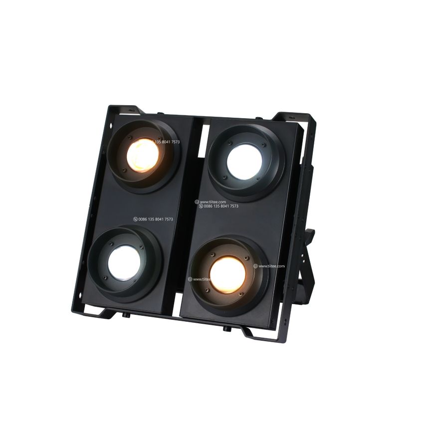 TIITEE 4PIX Blinder IP White+Warm White 4 Eyes Audience Light for Stage Tour Live Show