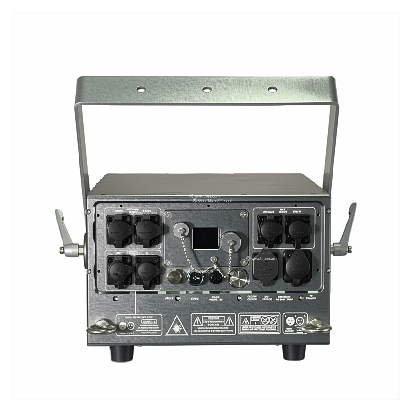 TIITEE  New Laser Light ZMAX 2000IP Waterproof 20w RGB Animation Laser With DMX ILDA Built-FB4 Control For Stage Show