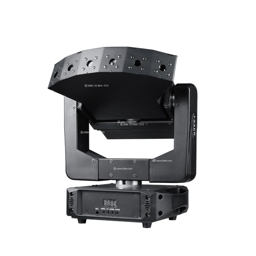Tiitee Lighting RGB Moving Head Laser Fan With Infinite Rotation for Club Party Events