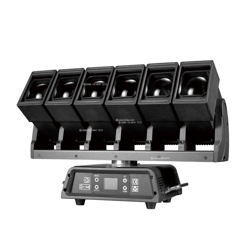 TIITEE LIGHTING Rader FX Infinite Rotation 6X60W RGBW Moving Head Bar For Club Party