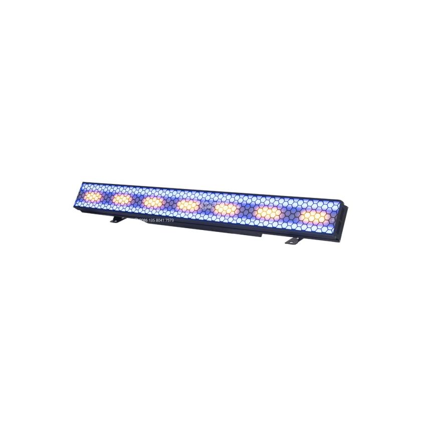 Tiitee Vintage Blinder Light ELEK TRON BAR 7 x 40W Amber 528 x 0.5W RGB LED Retro Stage Light
