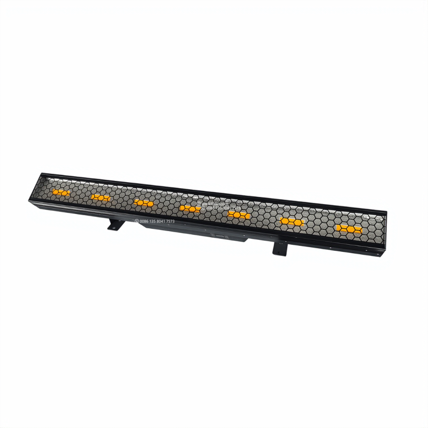 Tiitee Vintage Blinder Light ELEK TRON BAR 7 x 40W Amber 528 x 0.5W RGB LED Retro Stage Light