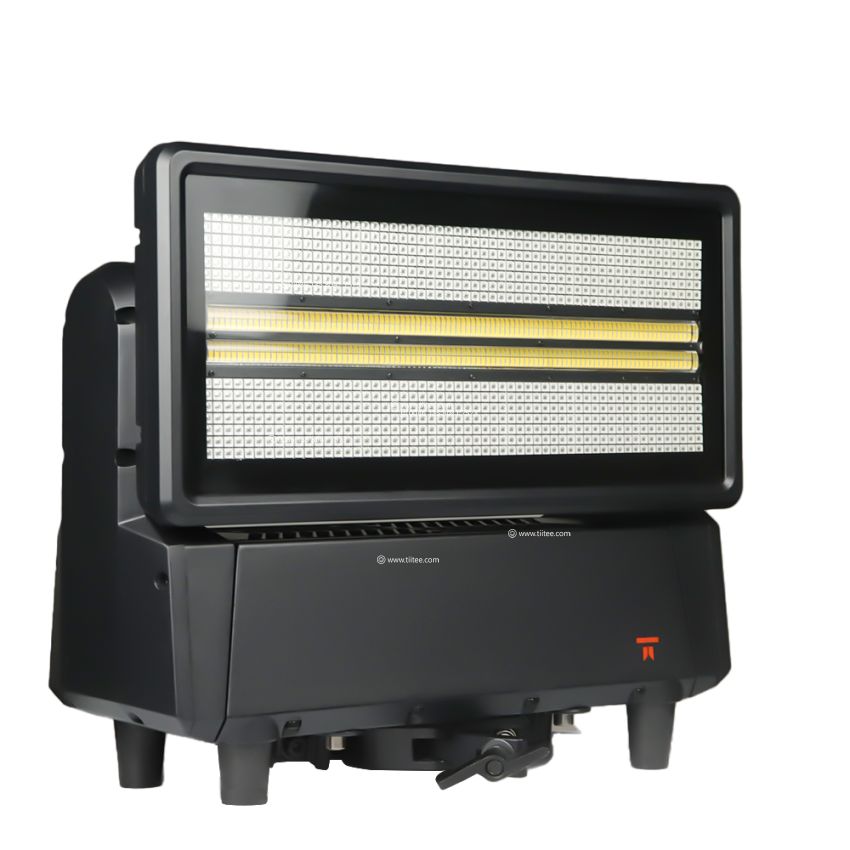 Tiitee Lighting New Strobe Max 1400IP Waterproof Color STRIKE M High Power Motorized  Tilt Strobe Wash Light