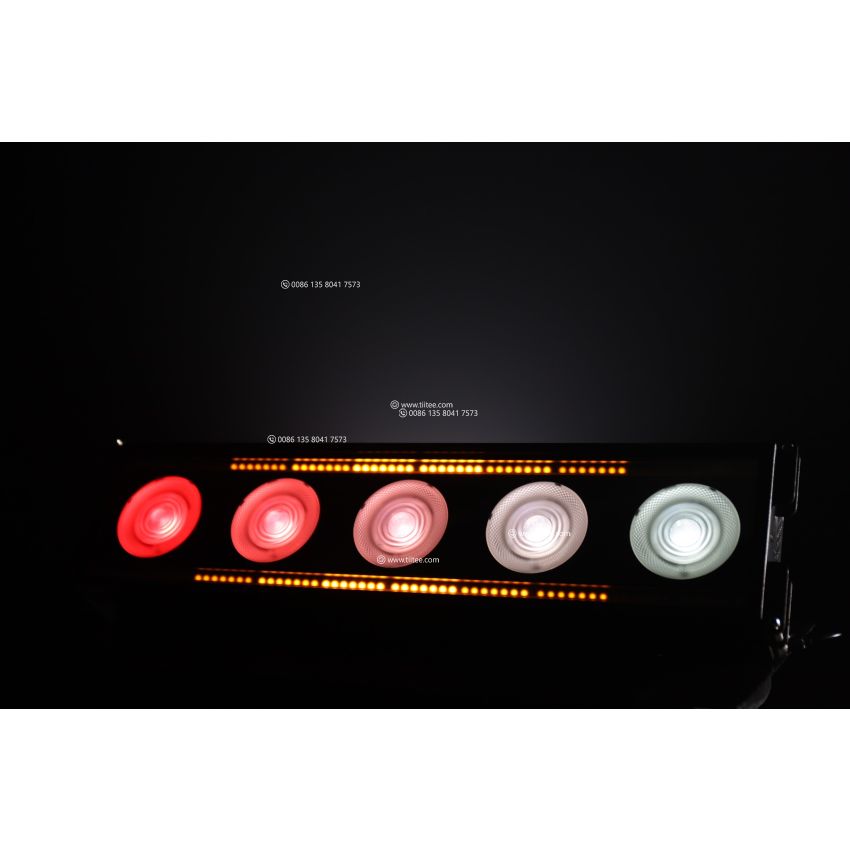 TIITEE Tambora Flash IP 5 Eyes RGBW LED Line Array Flash Blinder Strobe Bar IP65 For Outdoor Event Stage Show