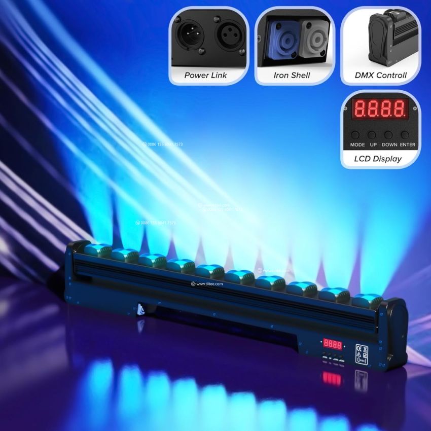 10LEDs 4in1 RGBW Moving Beam Bar Stage Effect Light