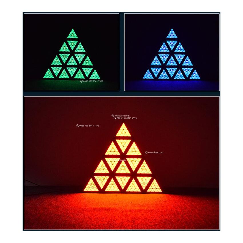 Pyramid Retro Stager 16x30W LED Return Triangle Stage Light