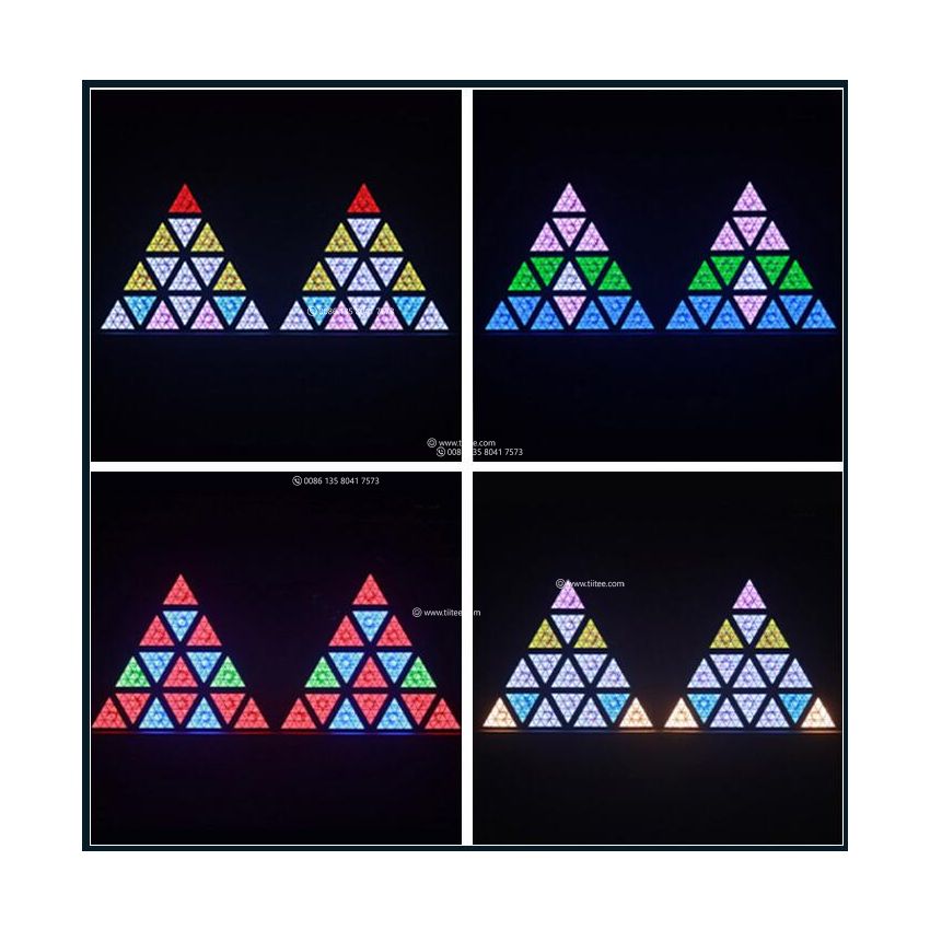 Pyramid Retro Stager 16x30W LED Return Triangle Stage Light