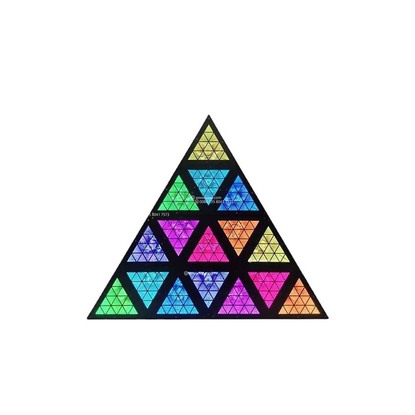 Pyramid Retro Stager 16x30W LED Return Triangle Stage Light
