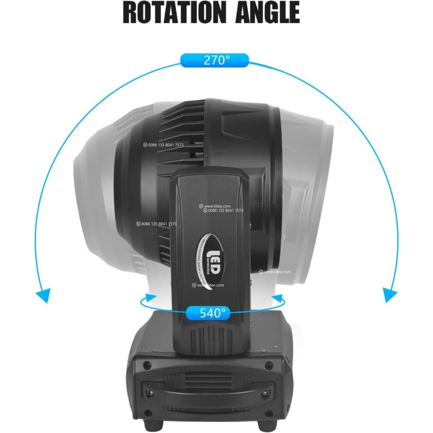 19X15W 4in1 Moving Head Light Zoom Wash Stage Lights