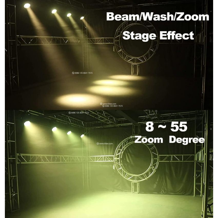 19X15W 4in1 Moving Head Light Zoom Wash Stage Lights