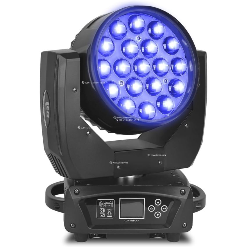 19X15W 4in1 Moving Head Light Zoom Wash Stage Lights