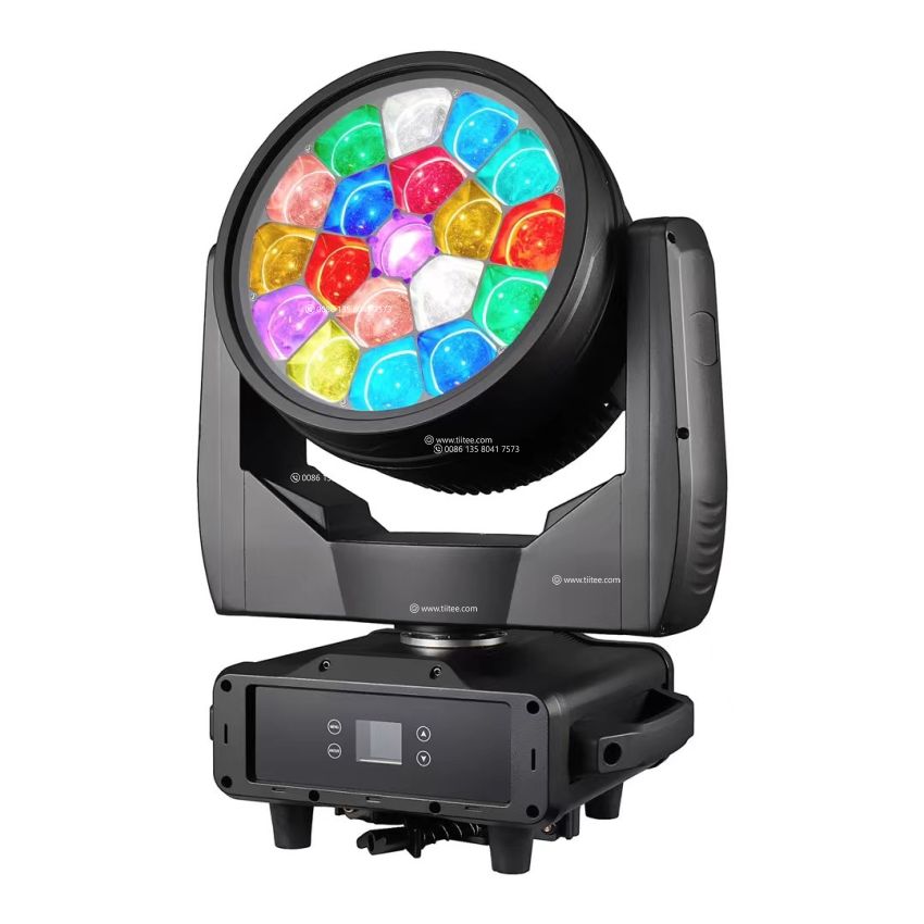 TIITEE LIGHTING Astra Wash 19 PIX IP65 Waterproof 19x40W B-eye Moving Head Wash with Zoom