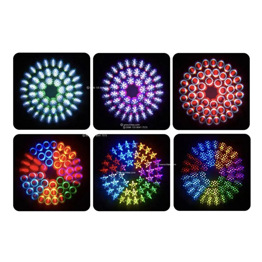 280W Beam Spot Wash 3in1 Moving Head with 135pcs 0.5W RGB LED
