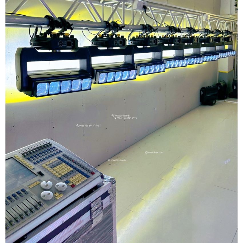 Double Blades Extra Beam Strobe Bar 5X60w RGBW LED Pixel Control Moving Head Wash Light With Zoom Effect