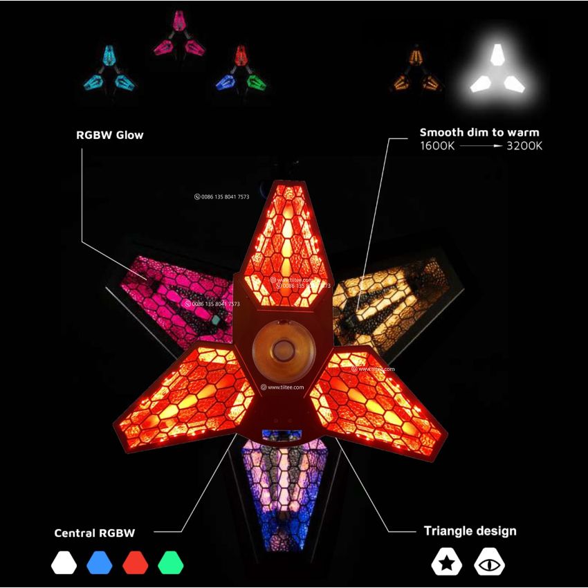 Mantis Retro Stager 3x60W LED Strobe  Background Stage Light