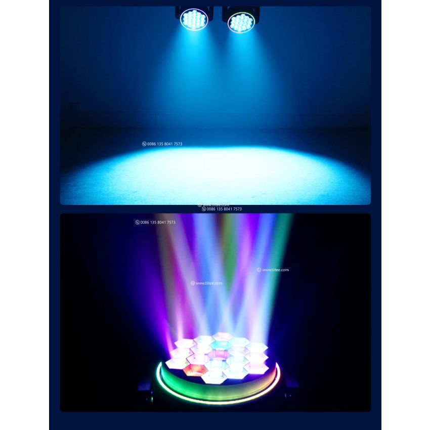 Super 19X40W RGBW 4 IN 1 LED Bee Eye Zoom Moving Head Wash Light Stage Light