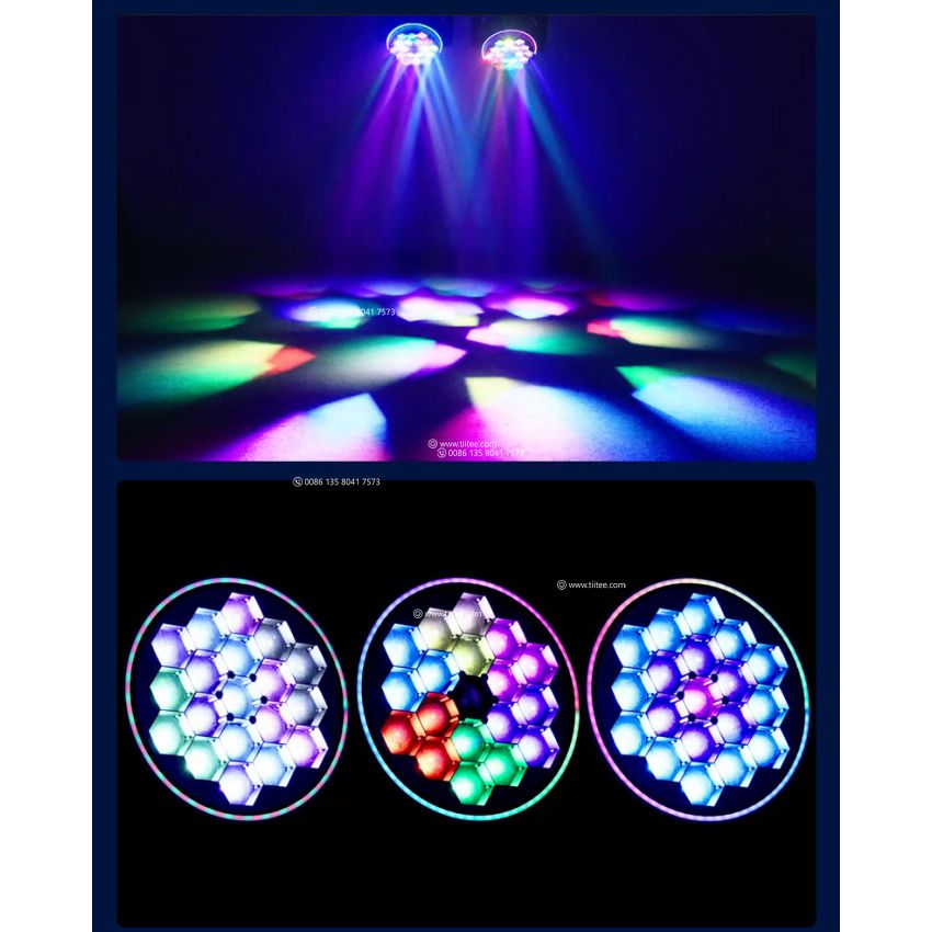 Super 19X40W RGBW 4 IN 1 LED Bee Eye Zoom Moving Head Wash Light Stage Light