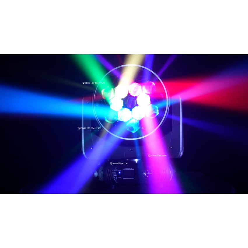 Super 19X40W RGBW 4 IN 1 LED Bee Eye Zoom Moving Head Wash Light Stage Light