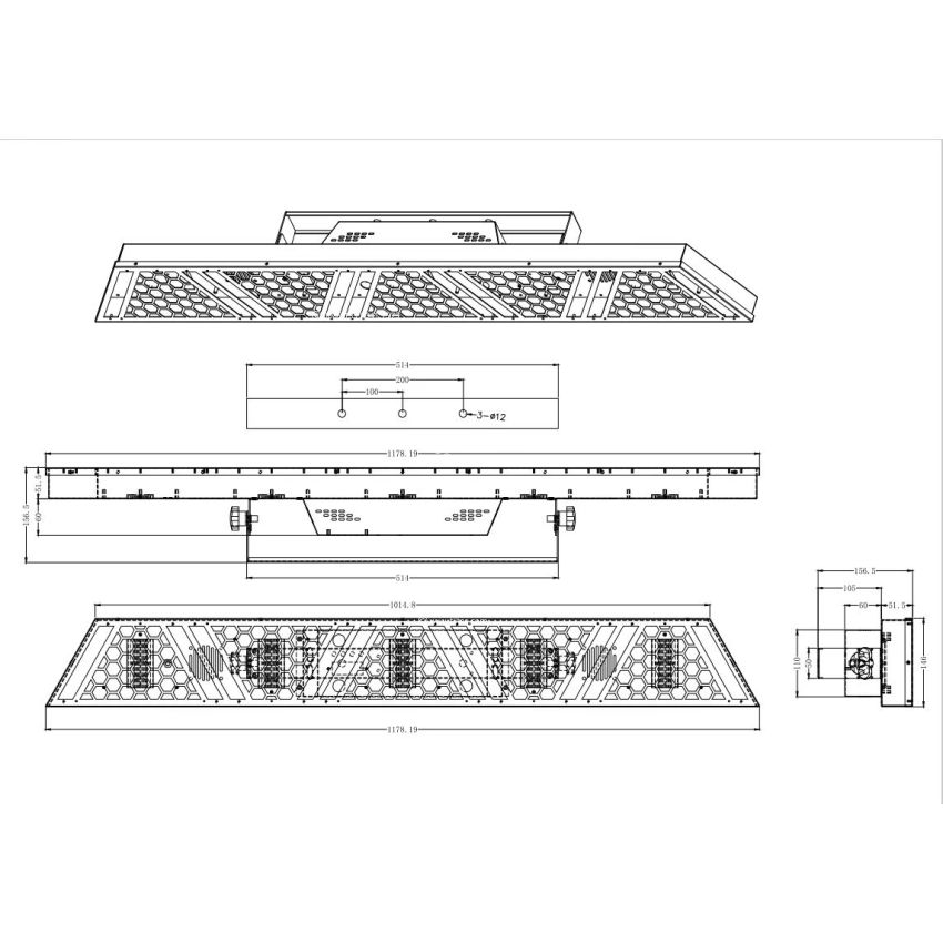 Stribe 5x80W Pixel Bar Strobe Led Strip Dmx Retro Stage Lighting
