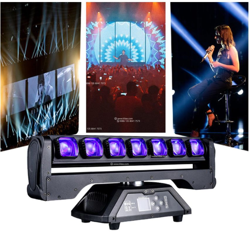 New 7x25W RGBW 4in1 Pixel Blade LED Moving Head Beam Bar Light 