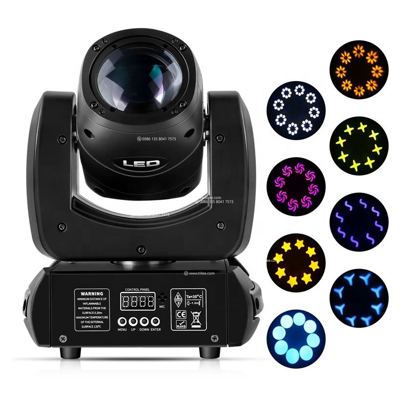 Mini 100W LED Moving Head Beam Stage Lighting 